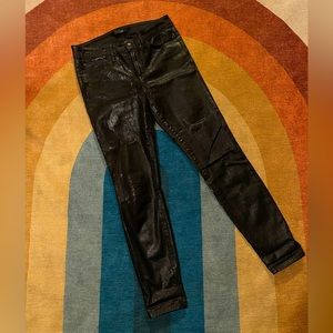 Joe’s Flawless Icon Ankle skinny pant - black snakeskin pattern